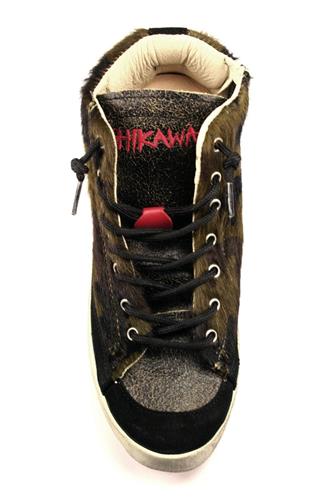 High Zip Horse Camouflage Black