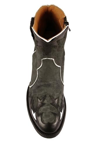 Shanghai Zipper Leopard Carbon Goat Black White
