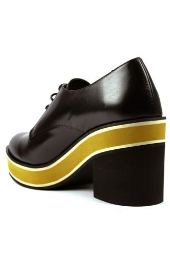 Louisian Micro Cle Yellow High Black Leather