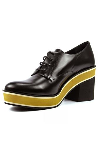 Louisian Micro Cle Yellow High Black Leather