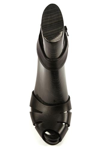 Plateau Sandal Rodi Black Leather