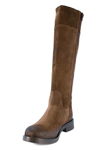 High Suede Boots Brown