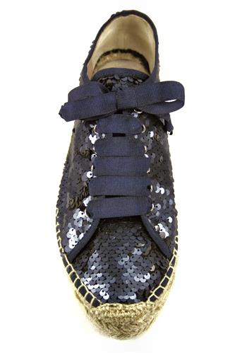 Sneaker Espadrillas Sequi Blue Paillettes