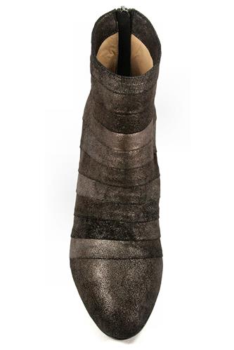 Margherita Bronze Laminated Suede