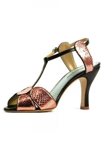 Mariella Copper Laminated Ayers Black Profile