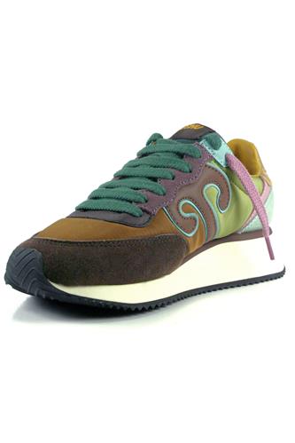 Master Nylon Verde Camoscio Marrone Pelle Turchese Oro