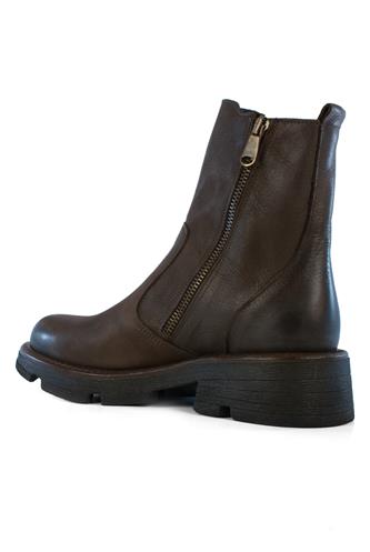 Vintage Zip Beatles Brown Leather