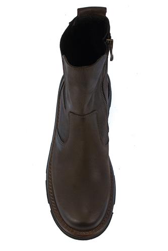 Vintage Zip Beatles Brown Leather