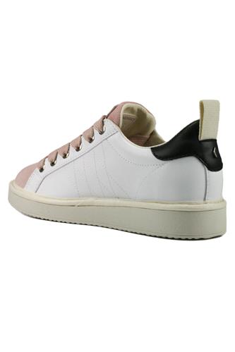 P01 Pelle Bianca Camoscio Rosa