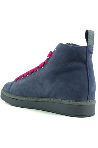 P01 Dark Blue Suede Fuchsia Grey Laces