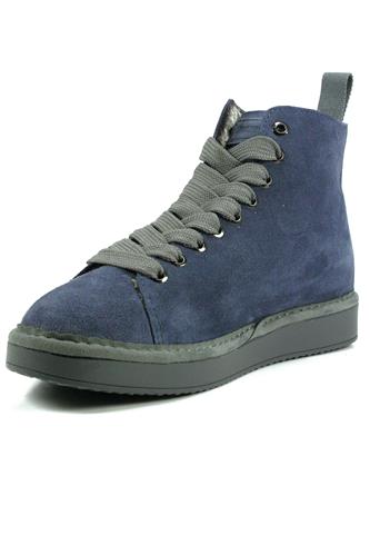 P01 Dark Blue Suede Fuchsia Grey Laces