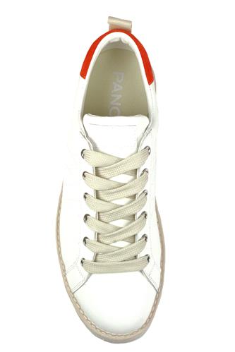 P01 Pelle Camoscio Lacci Verde Arancio Bianco