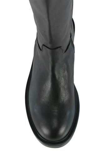 Boots Black Washed Leather