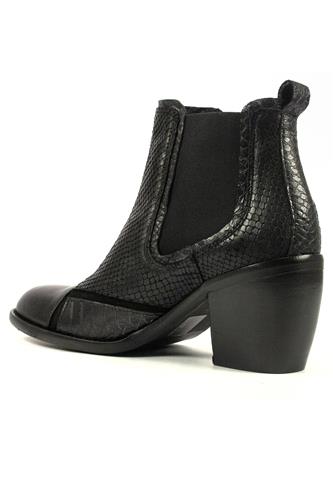 Texan Boot Patchwork Leather Stamped
