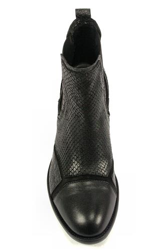 Texan Boot Patchwork Leather Stamped