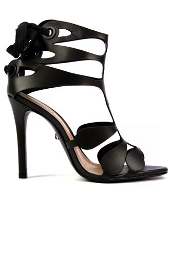 SCHUTZHigh Sandal Black Leather