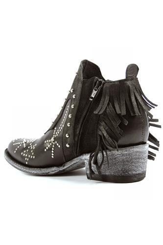 Corus Black Leather Dark Grey Suede
