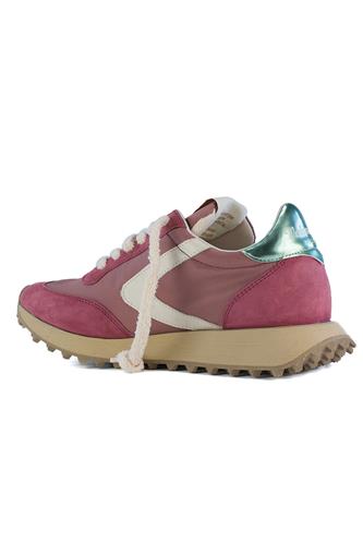 Start Heritage Rouge Nylon Suede White Leather