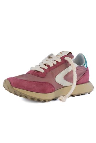 Start Heritage Rouge Nylon Suede White Leather