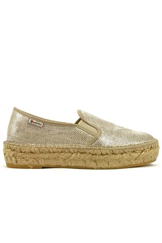 ESPADRILLESTonia Plata Silver Laminated Canvas