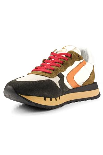Magic Run 92 Nylon Bianco Pelle Cuoio Camoscio Testa di Moro