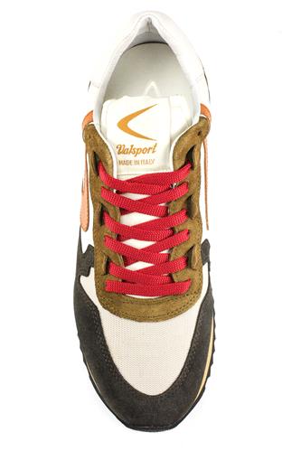 Magic Run 92 Nylon Bianco Pelle Cuoio Camoscio Testa di Moro