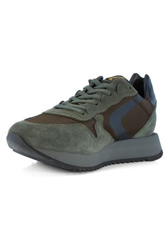 Magic City Cordura Brown Olive Green Suede Black Leather
