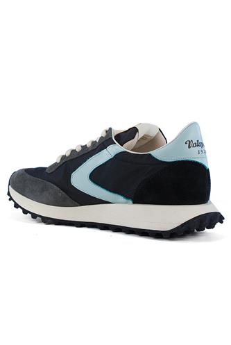 Start Heritage Ripstop Black Nylon/ Grey Suede/ Light Blue Leather