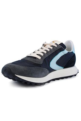 Start Heritage Ripstop Black Nylon/ Grey Suede/ Light Blue Leather