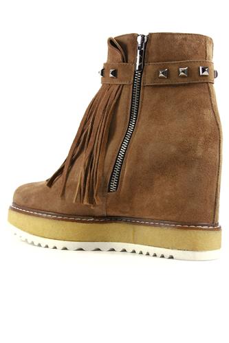 Via Altaseta Camel Suede Crepe