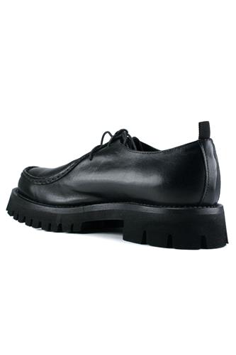 Lace-Up Suavè Black Leather