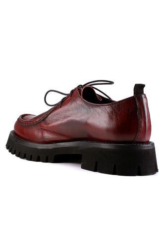 Lace-Up Suavè Ruby Leather