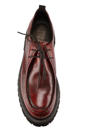 Lace-Up Suavè Ruby Leather